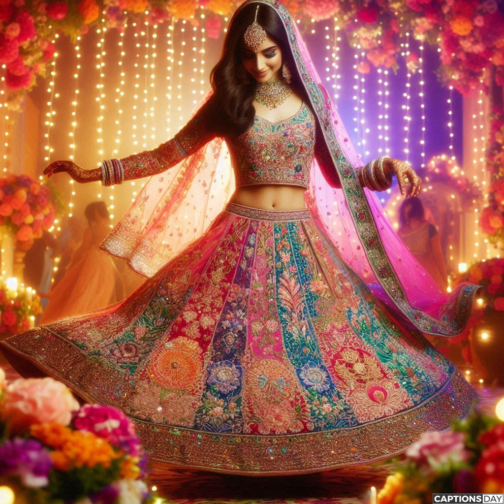 Lehenga Captions For Instagram